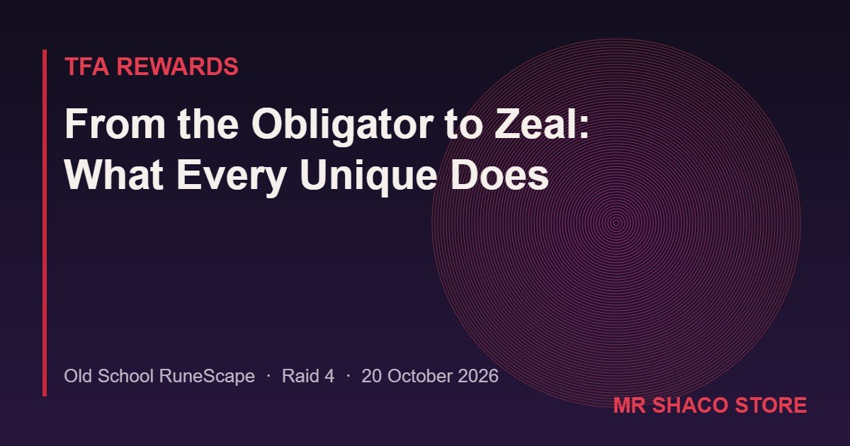 Fractured Archive rewards from the Obligator to Zeal